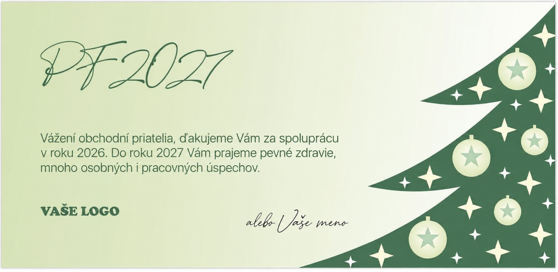 Novoročenka 109 – Retro stromček