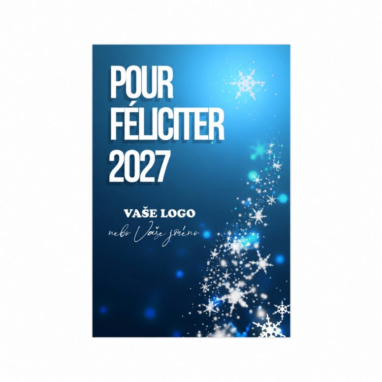 Firemná vianočná etiketa na víno 6 – PF 2027.