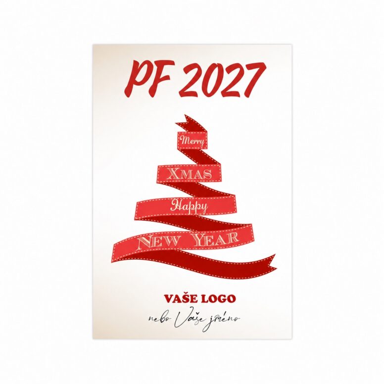 Firemná vianočná etiketa na víno 69 – PF 2027.