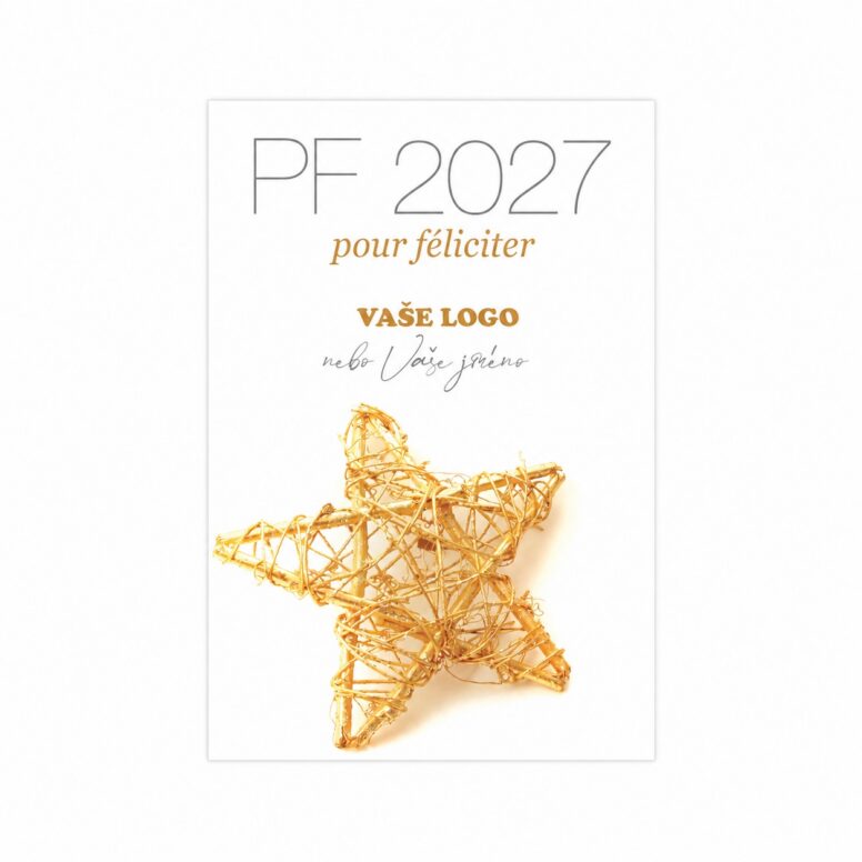 Firemná vianočná etiketa na víno 97 – PF 2027.