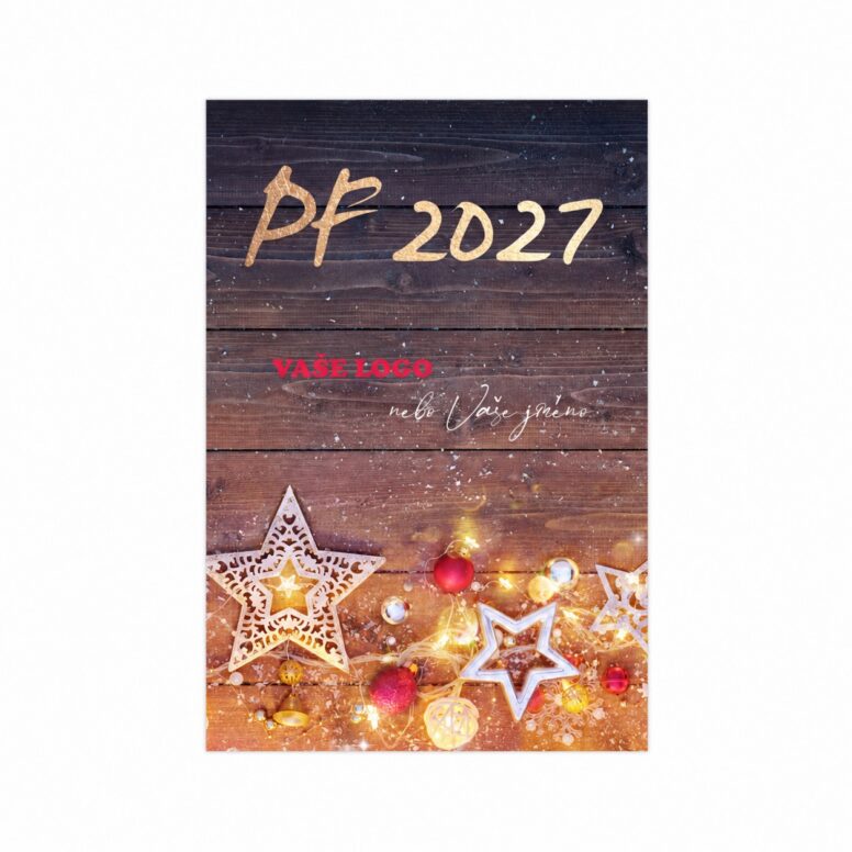 Firemná vianočná etiketa na víno 401 – PF 2027.