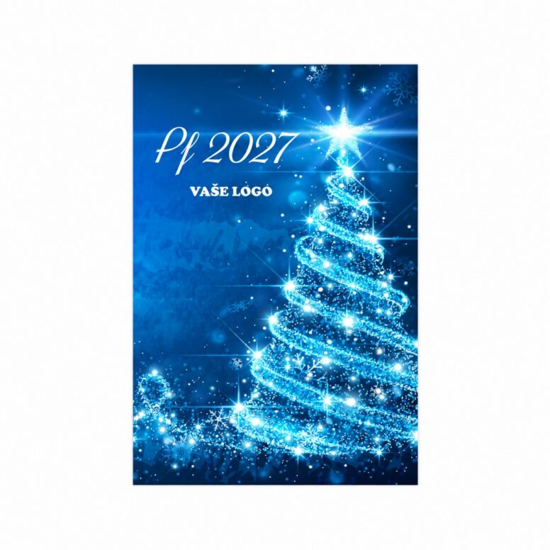Firemná vianočná etiketa na víno 446 – PF 2027.