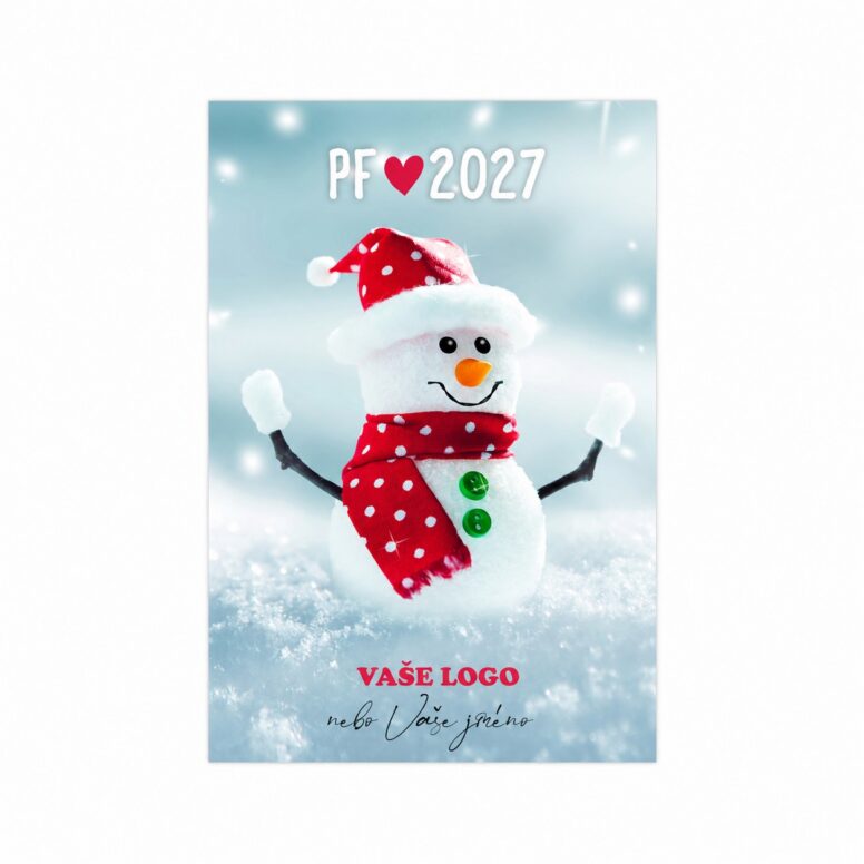 Firemná vianočná etiketa na víno 470 – PF 2027.