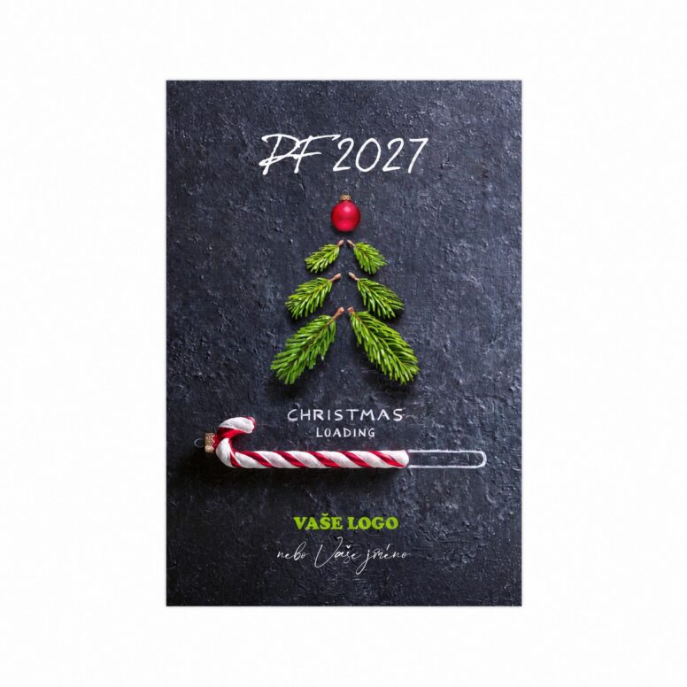 Firemná vianočná etiketa na víno 473 – PF 2027.