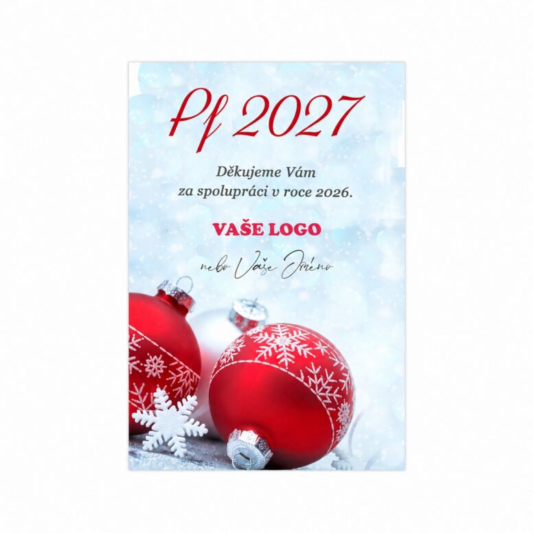 Firemná vianočná etiketa na víno 505 – PF 2027.