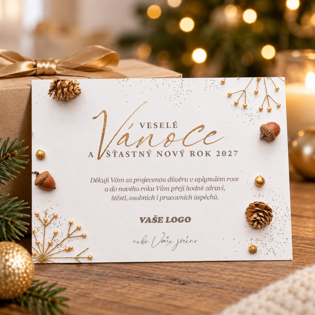 Lesné plody – novoročenka vo vianočnom zátiší.