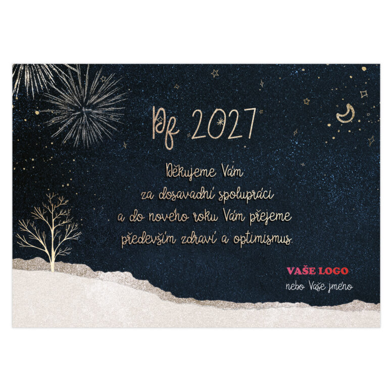 Novoročenka 516 – VáNoční obloha