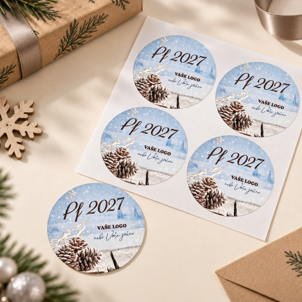Vánoční samolepka 436 – PF 2027 – Produktový detail