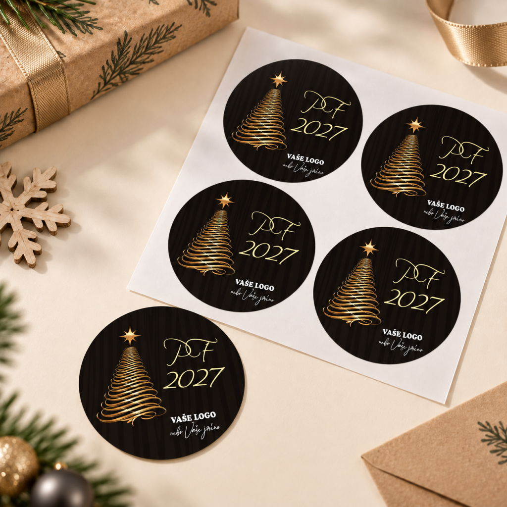 Vánoční samolepka 50 – PF 2027 – Produktový detail