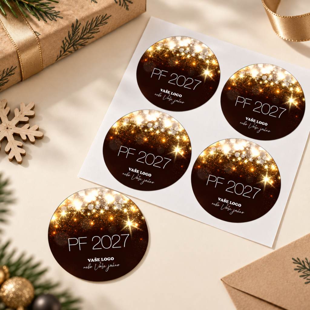 Vánoční samolepka 87 – PF 2027 – Produktový detail