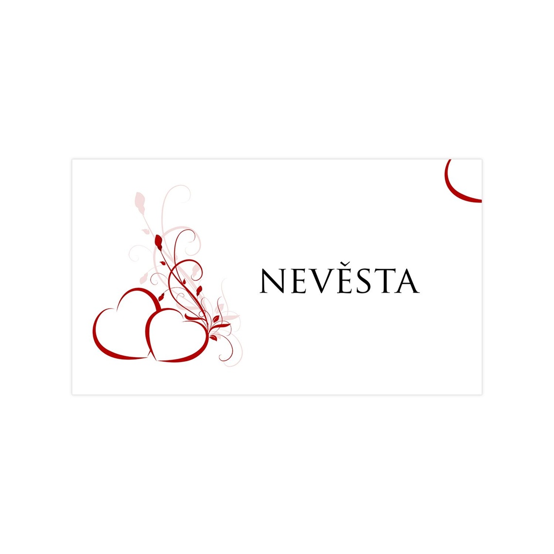 Svatební jmenovka 47 na hlavním produktovém náhledu
