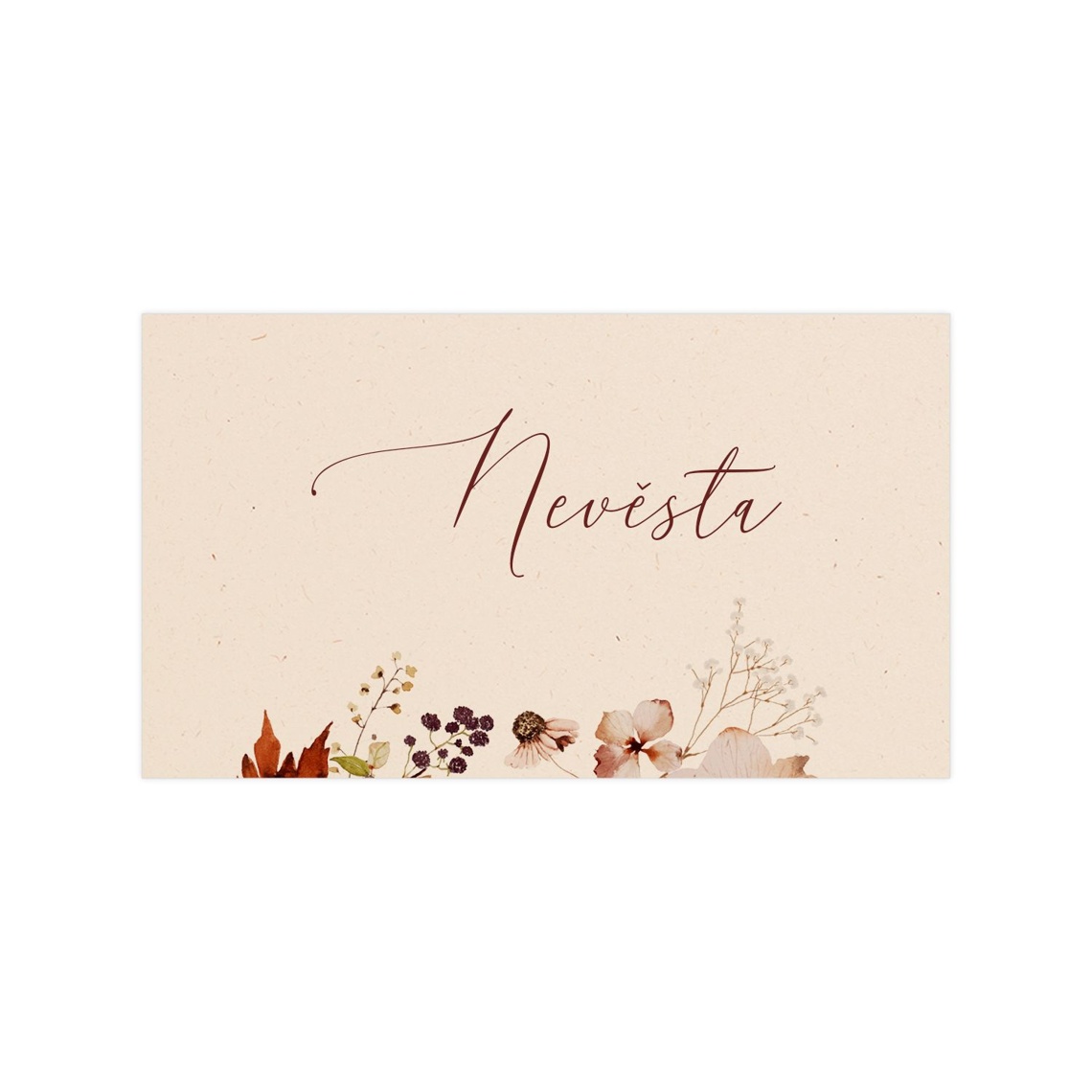 Svatební jmenovka 291 jako svatební jmenovka pro zasedací pořádek