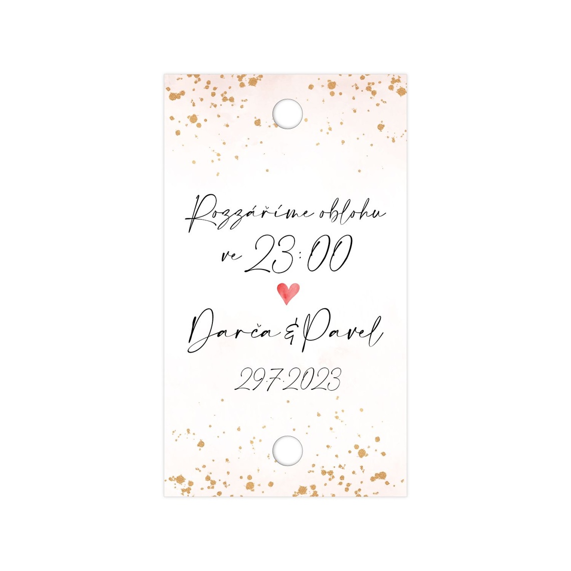 Kartička na prskavku 290 připravené pro kartička na prskavku