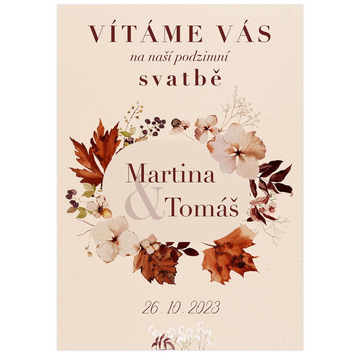 Vítací cedule 291 - vítací cedule na svatbu