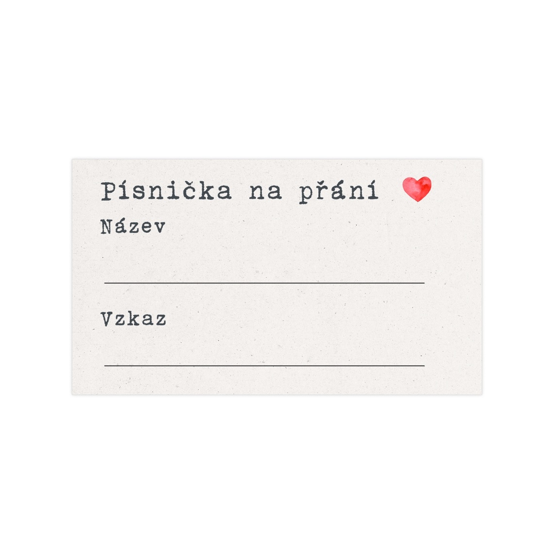 Kartička pro DJ 279 připravené pro kartička pro DJ