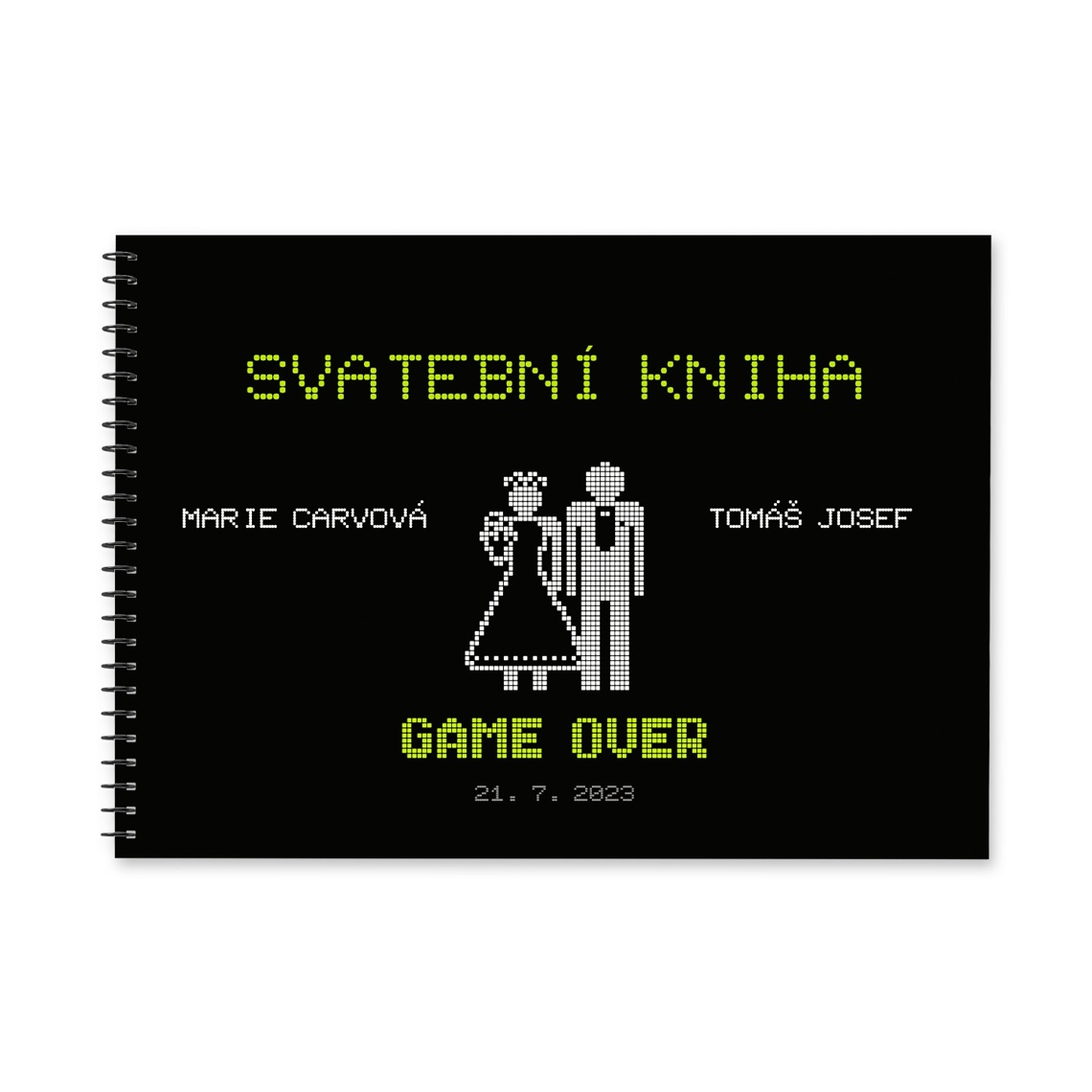 Svatební kniha 98 jako svatební kniha hostů pro vzkazy