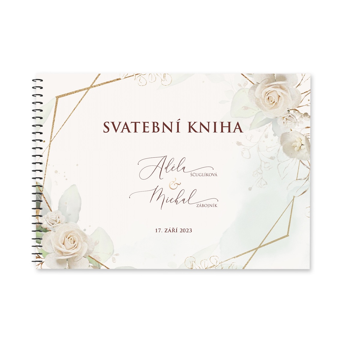 Svatební kniha 275 v designu svatební kolekce