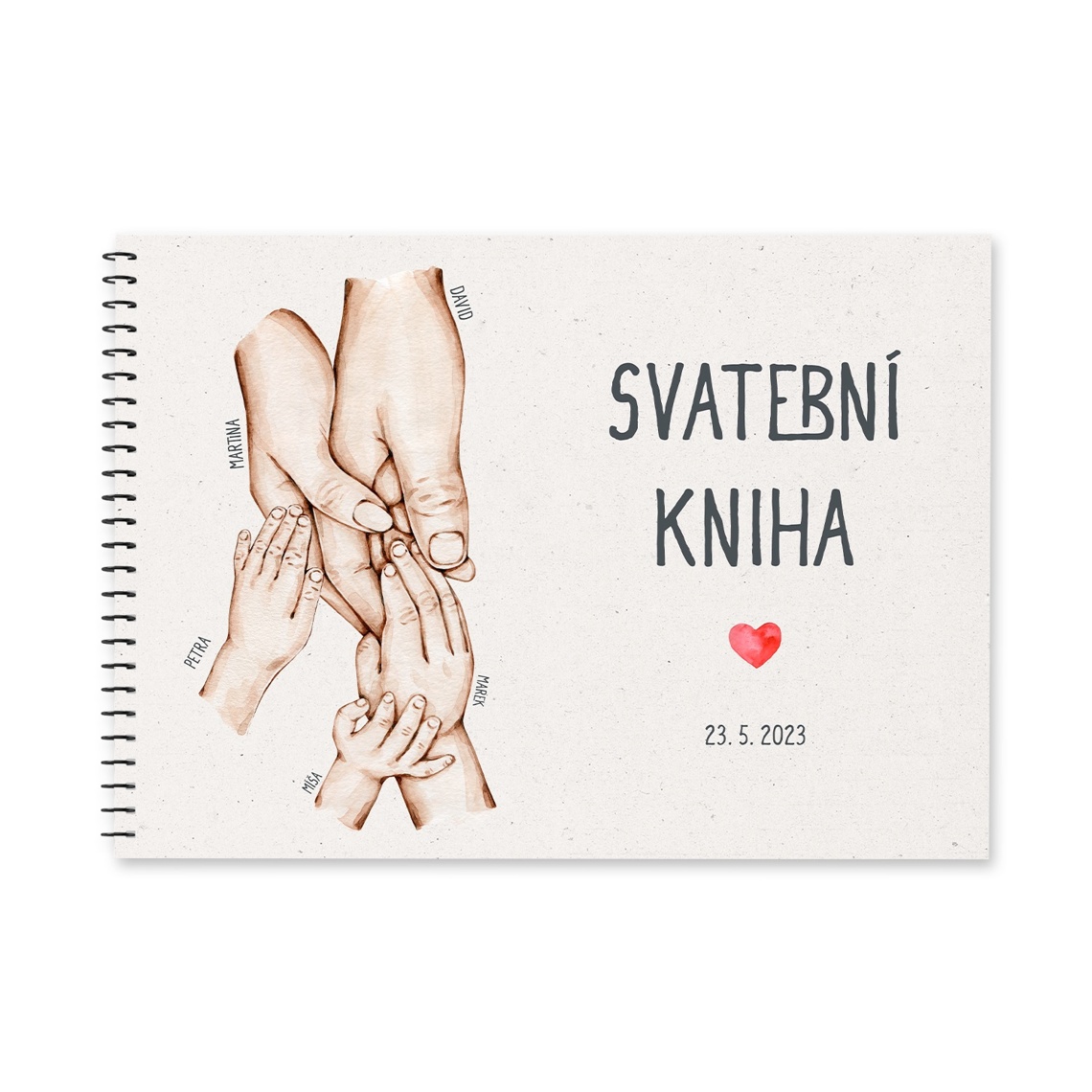 Svatební kniha 283 - svatební kniha hostů pro vzkazy