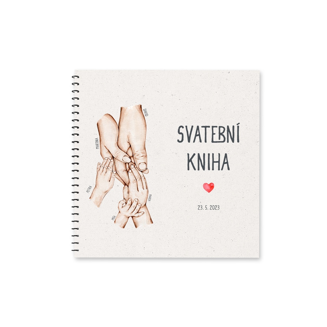 Detail produktu Svatební kniha 283 pro svatební kniha hostů