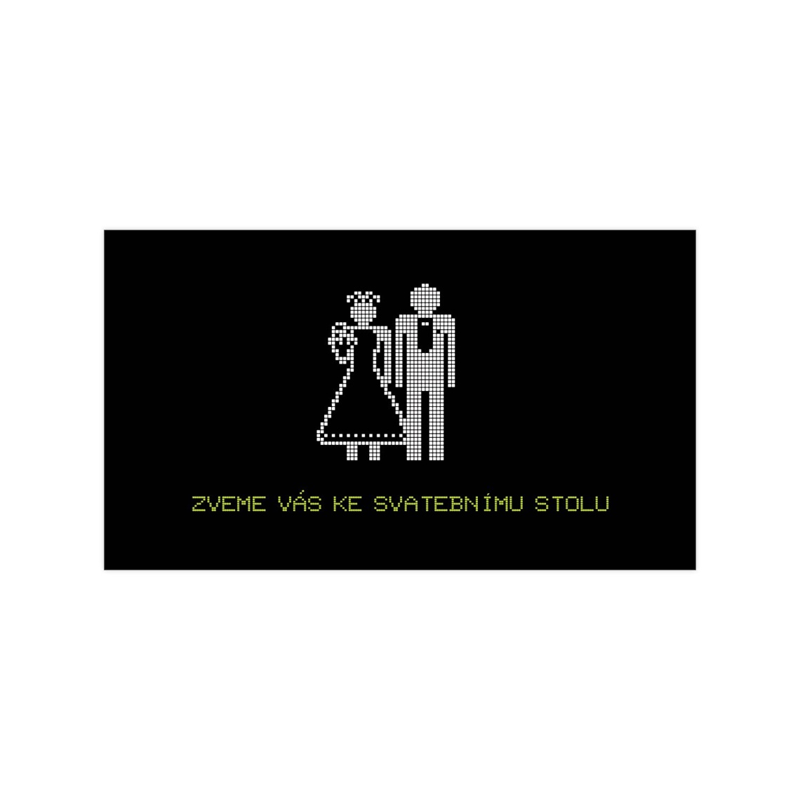 Pozvánka ke stolu 98 - pozvánka ke svatebnímu stolu