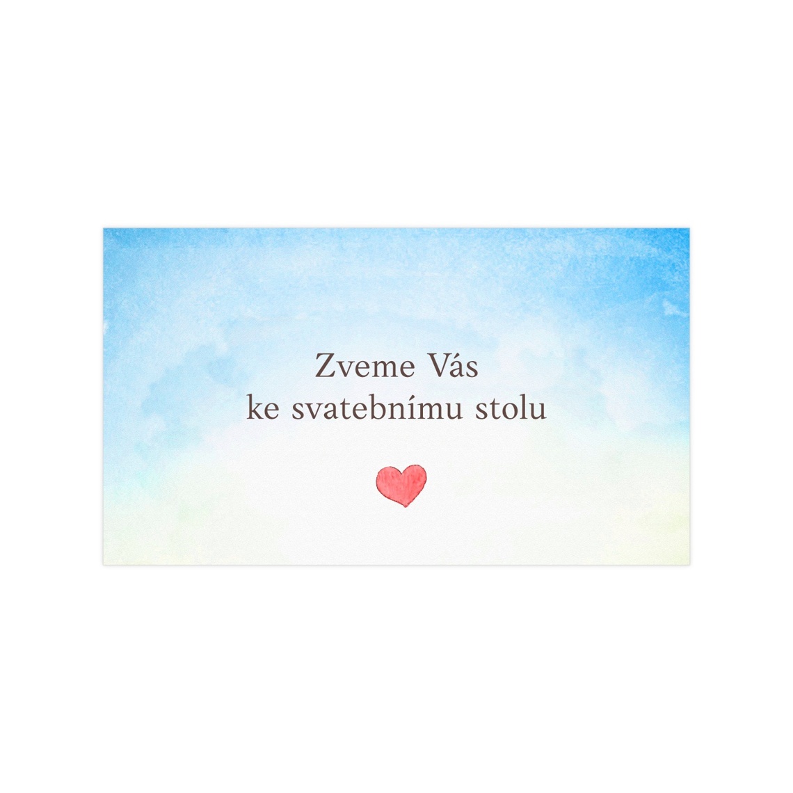 Pozvánka ke stolu 299 jako pozvánka ke svatebnímu stolu