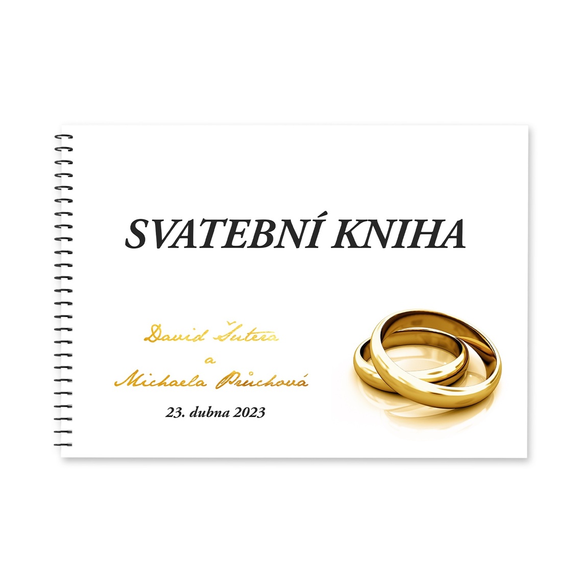 Svatební kniha 54 - svatební kniha hostů pro vzkazy