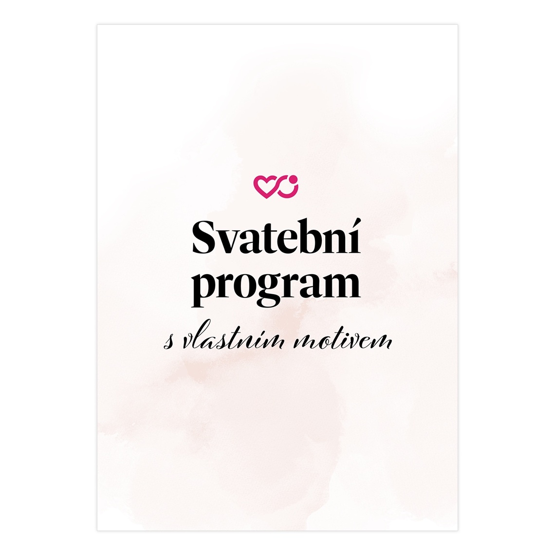 Svatební harmonogram s vlastním motivem 1 na produktovém náhledu