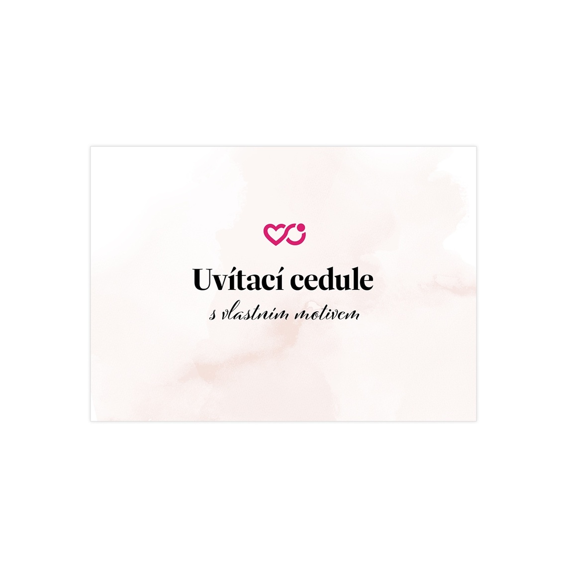 Vítací cedule s vlastním motivem 1 na produktovém náhledu