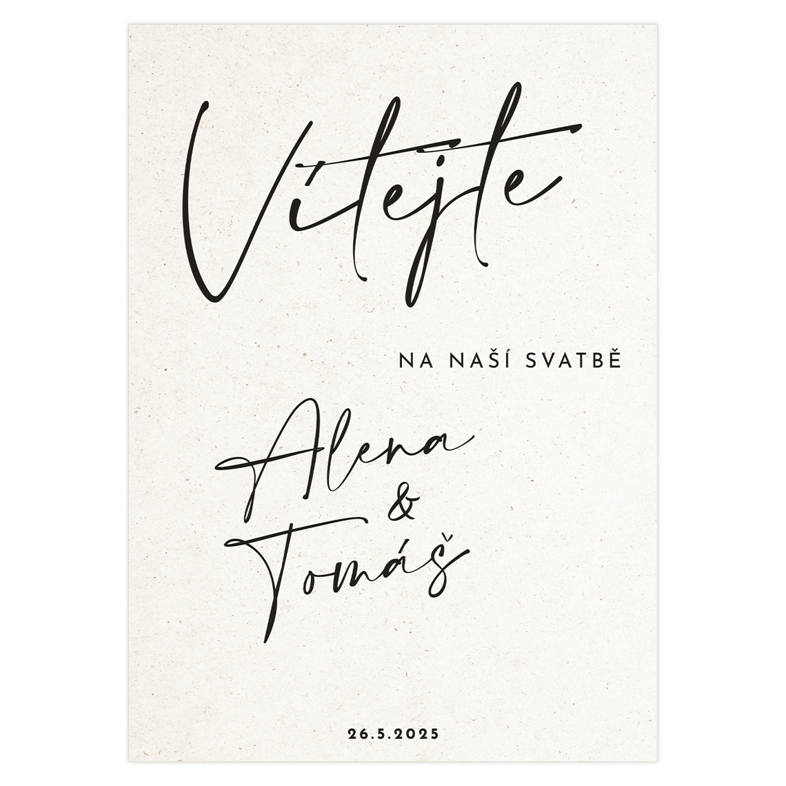 Vítací cedule 348 - vítací cedule na svatbu