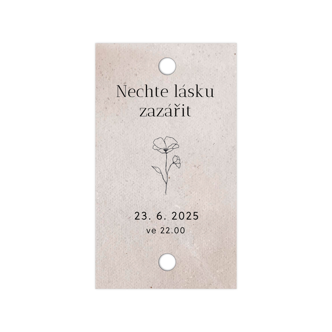 Kartička na prskavku 346 - kartička na svatební prskavku