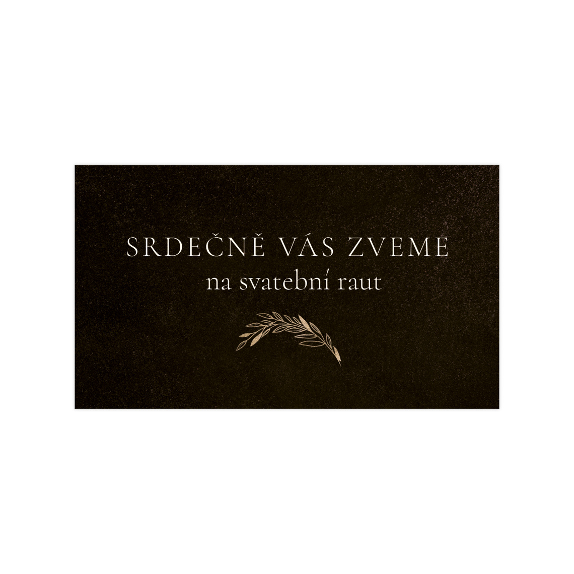 Pozvánka na raut 351 jako pozvánka na svatební raut